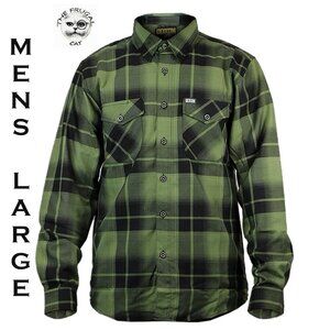 DIXXON FLANNEL - STURGIS CRAZY HORSE Flannel Shirt - Men's Large